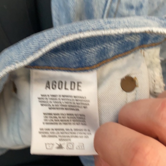Agolde 90s distressed light wash jeans - Picture 11 of 12